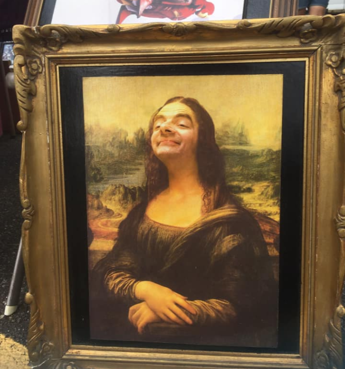 off white mona lisa logo